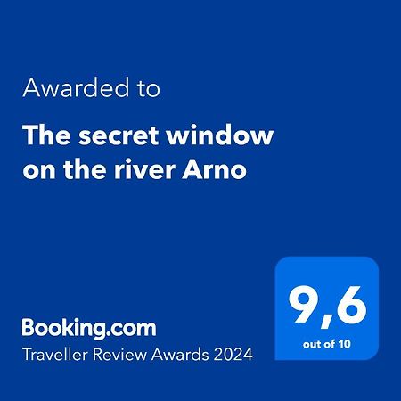 The Secret Window On The River Arno Florence Buitenkant foto